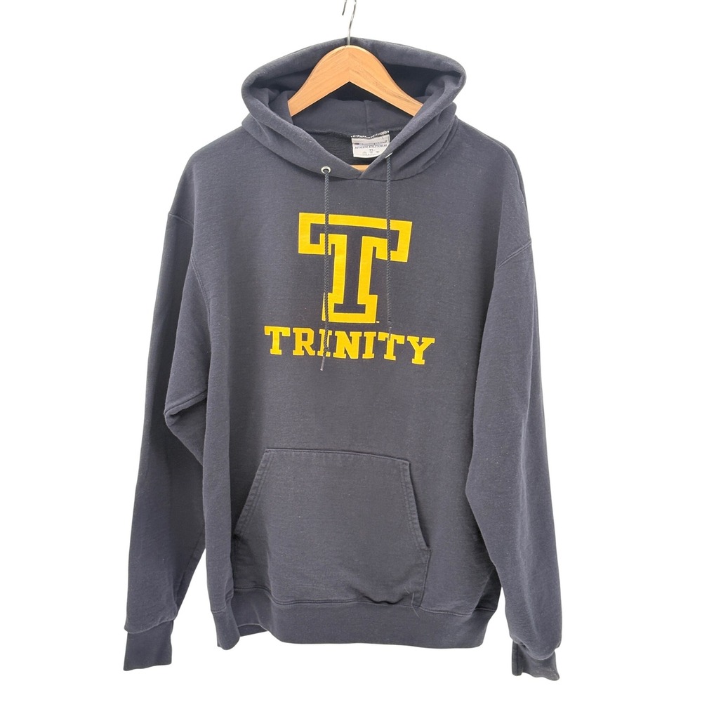 Trinity College Hoodie Champion Men Size XL Navy Blue